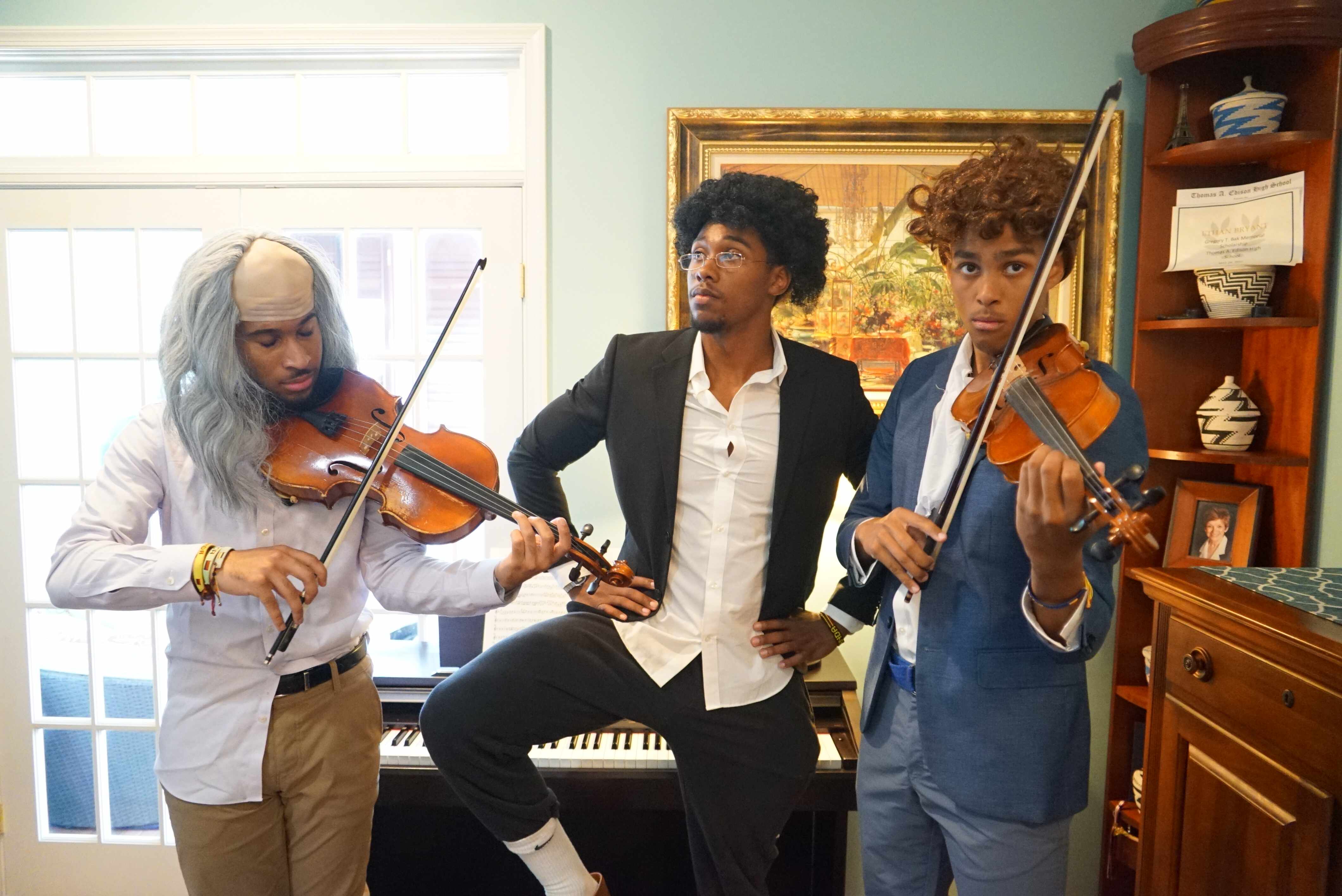VSP musician with violin